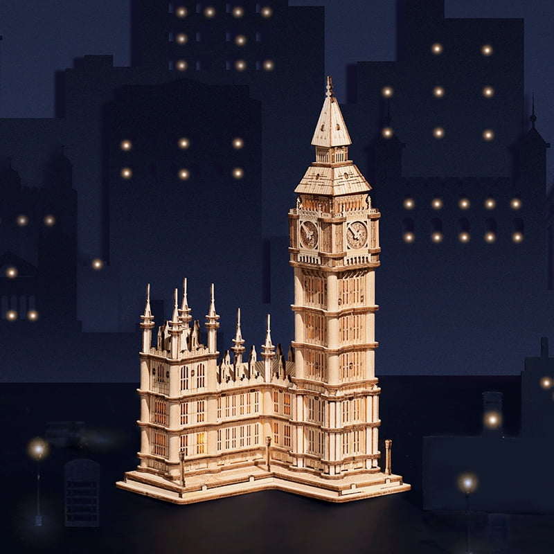 Drewniane Puzzle 3D - Big Ben