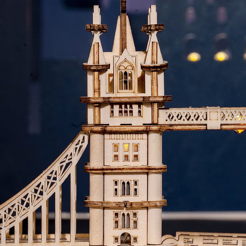 Drewniane Puzzle 3D - Tower Bridge