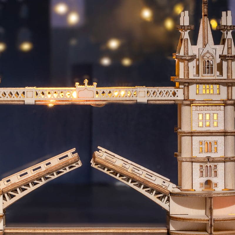 Drewniane Puzzle 3D - Tower Bridge