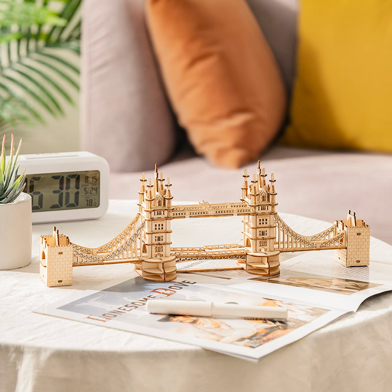 Drewniane Puzzle 3D - Tower Bridge