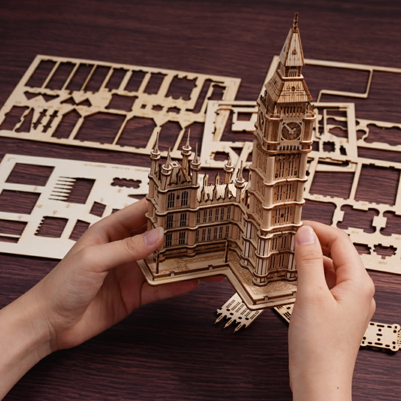 Drewniane Puzzle 3D - Big Ben