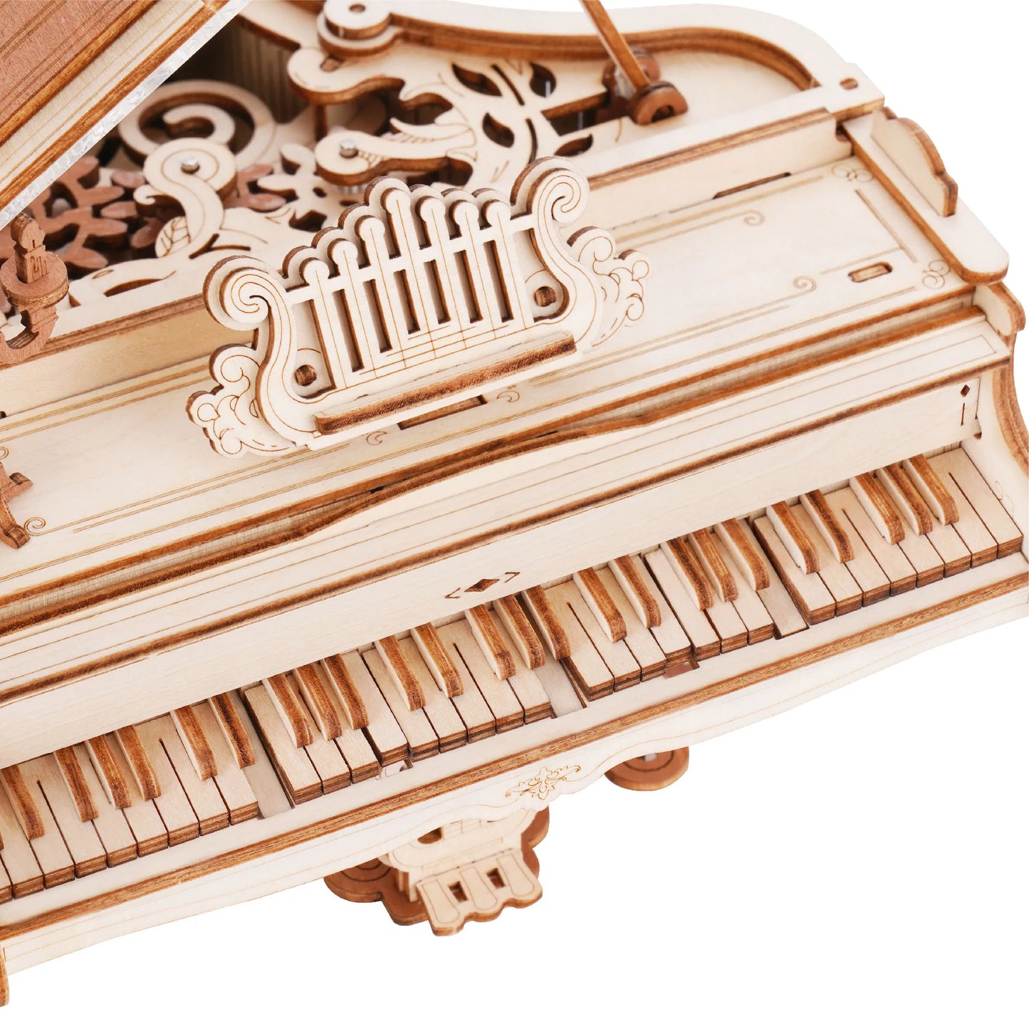 Drewniane Puzzle 3D - Zaczarowane Pianino