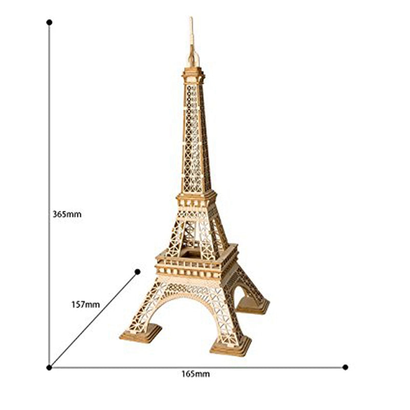 Drewniane Puzzle 3D - Wieża Eiffla