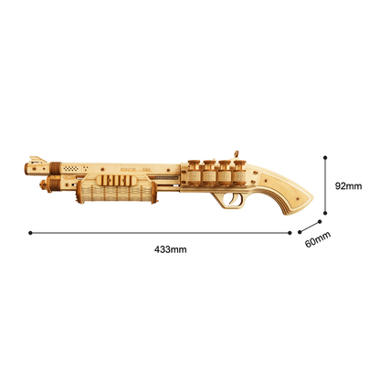 Drewnianie Puzzle 3D - Terminator M870