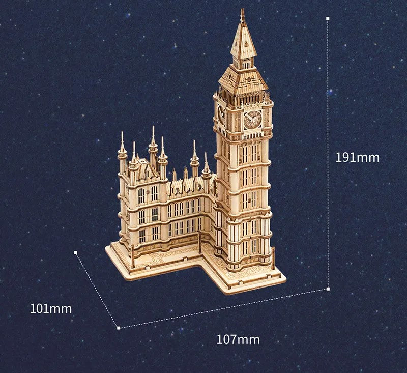 Drewniane Puzzle 3D - Big Ben