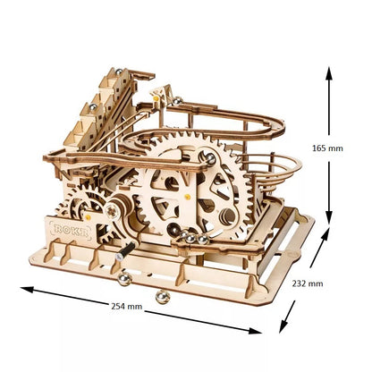 Drewniane Puzzle 3D - Kulkowy RollerCoaster